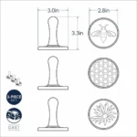 Nordic Ware Honey Bees Cookie Stamps (3-Piece Set) - Image 4