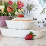 Mason Cash In The Meadow 13″ x 9″ Large Rectangular Stoneware Baker | Cream - Image 5