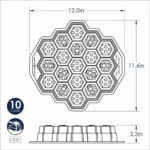Nordic Ware Honeycomb Pull-Apart Pan - Image 3