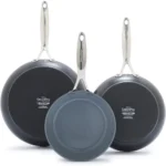 GreenPan Valencia Pro Ceramic Nonstick Fry Pans Set | 3-Piece