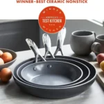 GreenPan Valencia Pro Ceramic Nonstick Fry Pans Set | 3-Piece - Image 2