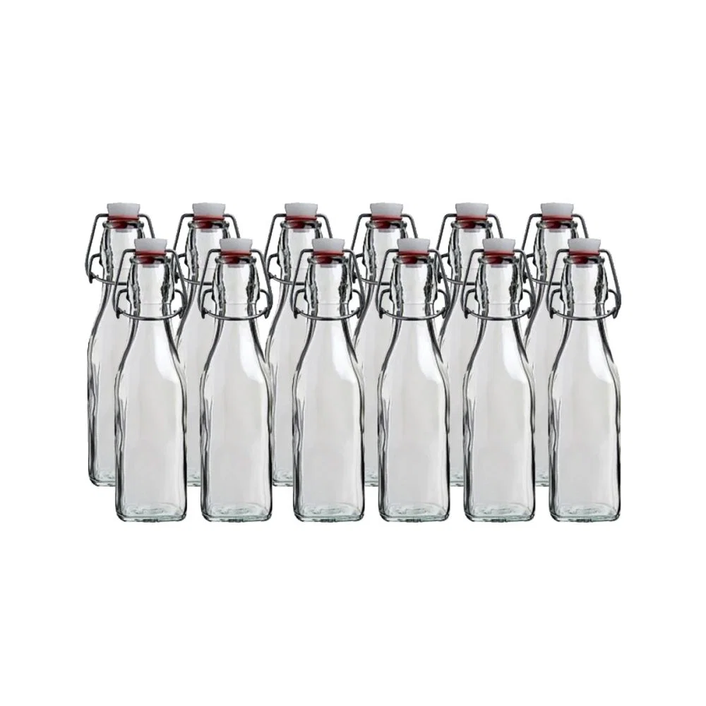 ekb-br85st_1 Bormioli Rocco Swing Top Glass Bottles (Set of 12) – 8.5oz - Image 1