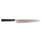 Kikuichi ZA69 Damascus Sujihiki Knife – 9.5″ Precision Slicing Blade