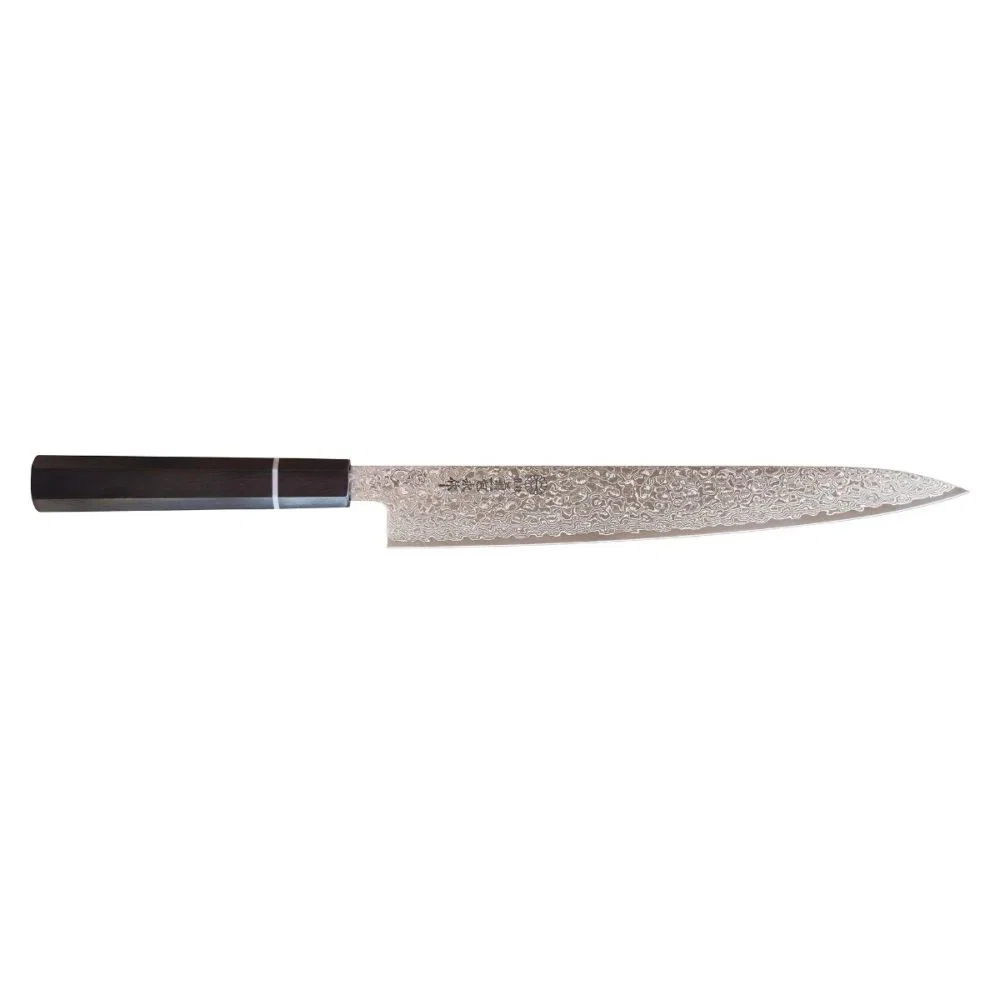 imageye___-_imgi_114_za240ssp_2048_x_1024 Kikuichi ZA69 Damascus Sujihiki Knife – 9.5″ Precision Slicing Blade - Image 1