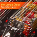 Braize 3-Piece Kabob Grilling Basket Combo Set - Image 4