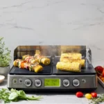 GreenPan Elite Extra Large Smoke-Less Grill & Griddle – Stainless Steel - Image 3