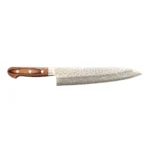 Kikuichi Warikomi Damascus Tsuchime 8″ Gyuto Knife